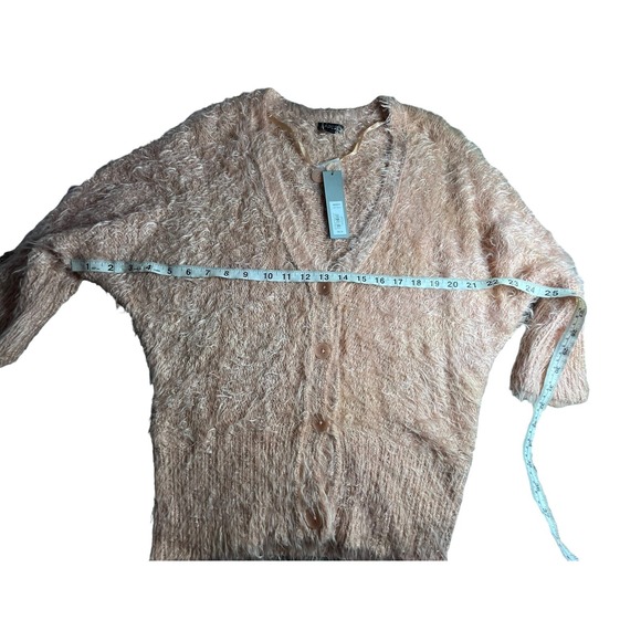 NWT Women's Apt 9 Fuzzy Blouse Size Small Peach-Read Desc. - Picture 8 of 11